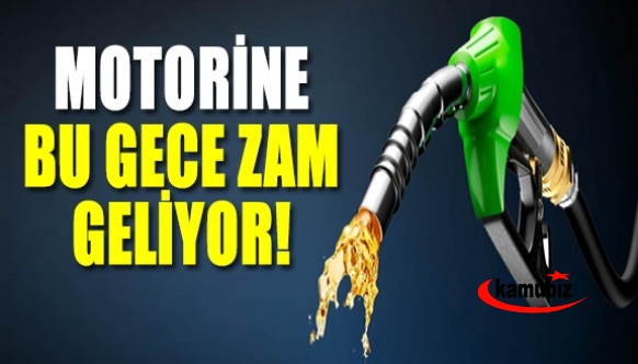 Motorine bu gece 1 lira 27 kuruş zam geliyor