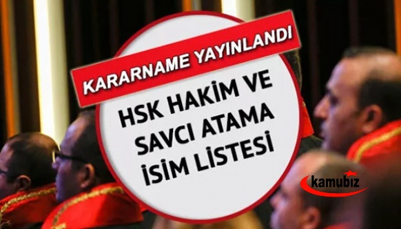 Hâkimler ve Savcılar Kuruluna Ait Atama Kararı 22 MAYIS 2024