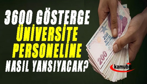 3600 ek gösterge düzenlemesi üniversite personeline nasıl yansıyacak?