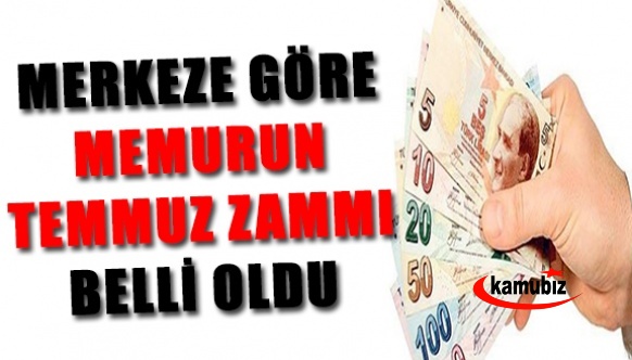 Merkez Bankasına göre memur ve emeklinin Temmuz zammı belli oldu!