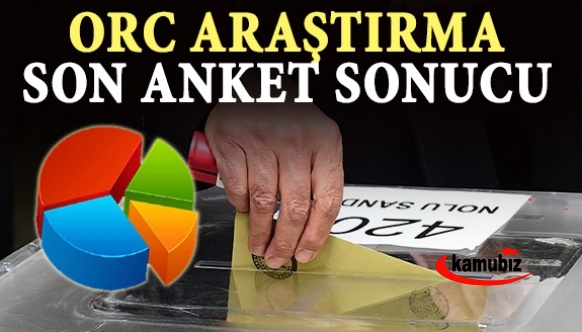 ORC Araştırma Samsun, Karabük ve Giresun anket sonuçlarını açıkladı