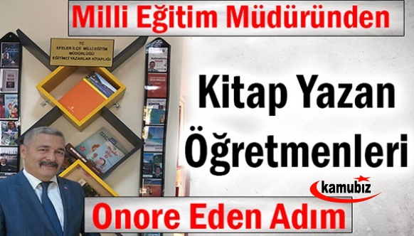 Milli Eğitim Müdüründen Kitap Yazan Öğretmenleri Onore Eden Adım