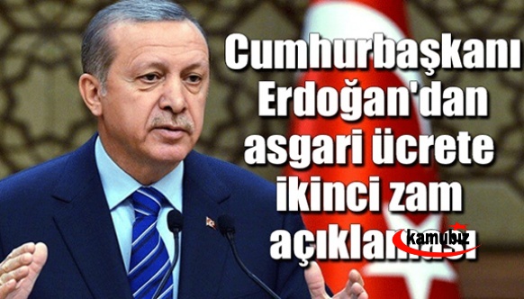 Erdoğan'dan asgari ürete ek zam açıklaması! Cuma günü..