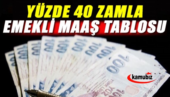 Yüzde 40 zamla emekli maaşları Temmuzda ne kadar olacağını hesapladık!