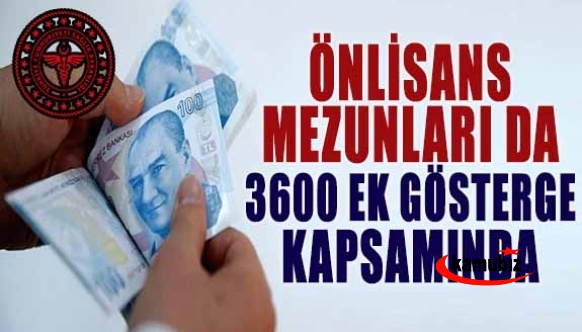 Sağlık personeline 3600 ek göstergede lisans- önlisans ayrımı kaldırılıyor