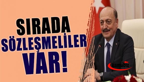 Çalışma Bakanı açıkladı! Sırada sözleşmelilere kadro var!