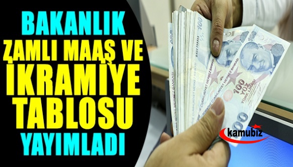 Çalışma Bakanlığı güncel maaş ve ikramiye tablosu yayımladı