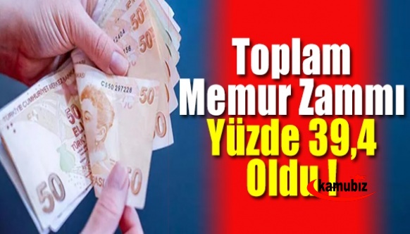 Memurlar yüzde 7 zamla birlikte toplam yüzde 39,4 zam alacak