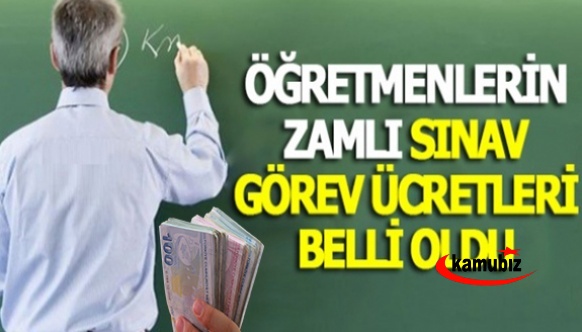 Öğretmenlerin 2022 Temmuz-Aralık Sınav Görevi Ücretleri Belli Oldu. İşte Açıköğretim Lisesi, İOKBS, MTSK, E Sınav ve LGS Ücret Tablo