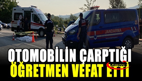 Otomobilin çarptığı öğretmen hayatını kaybetti