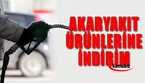 Akaryakıt ürünlerine gece yarısı 1 lira indirim!