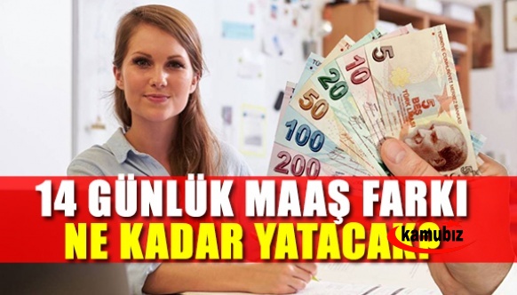 Memura 14 günlük maaş fark ne kadar yatacak? Gelir vergisinin etkisi var mı?