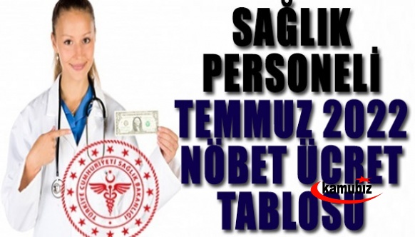 Sağlık Personeli Saatlik Zamlı Nöbet Ücretleri 2022 Ne Kadar?