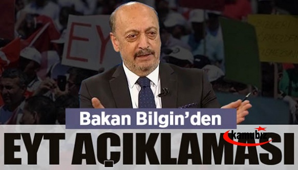 Bakan Bilgin EYT için yol haritasını açıkladı! İşte detaylar..