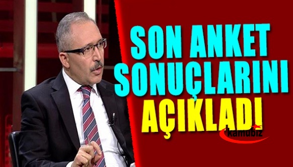 Abdulkadir Selvi son anket sonuçlarını açıkladı