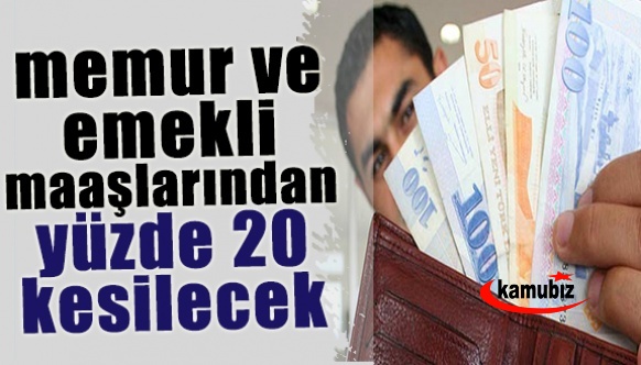 KKTC'de 15 bin TL üzerinde maaş alan memur ve emekliden yüzde 20 kesinti yapılacak