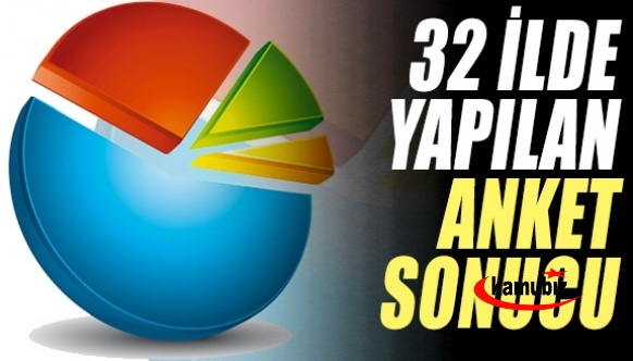 32 ilde yapılan ORC anket sonuçları